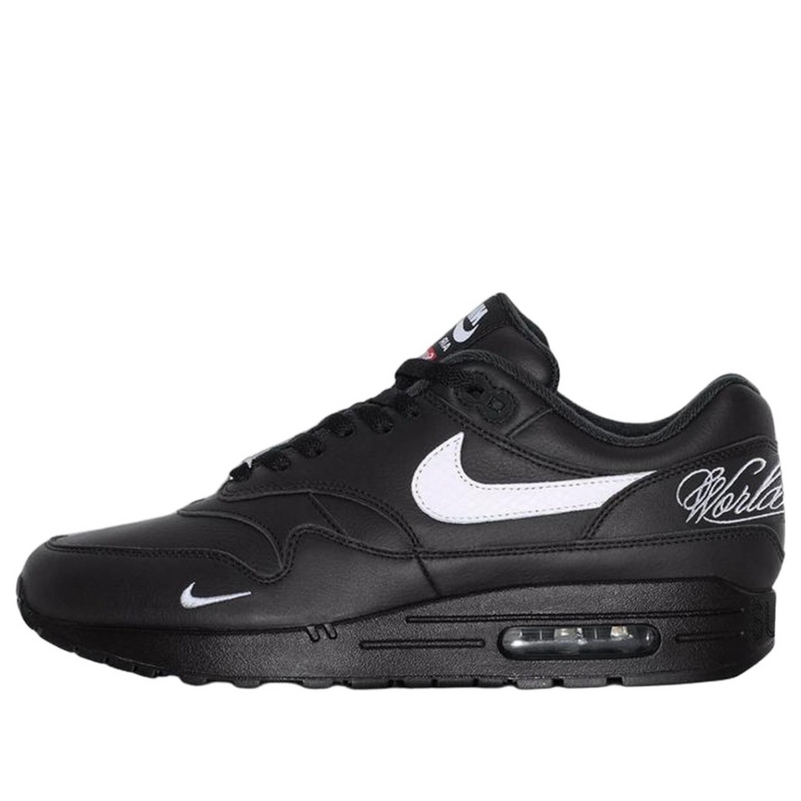 

Кроссовки Nike x Supreme Air Max 1 ‘87 'Black White', черный