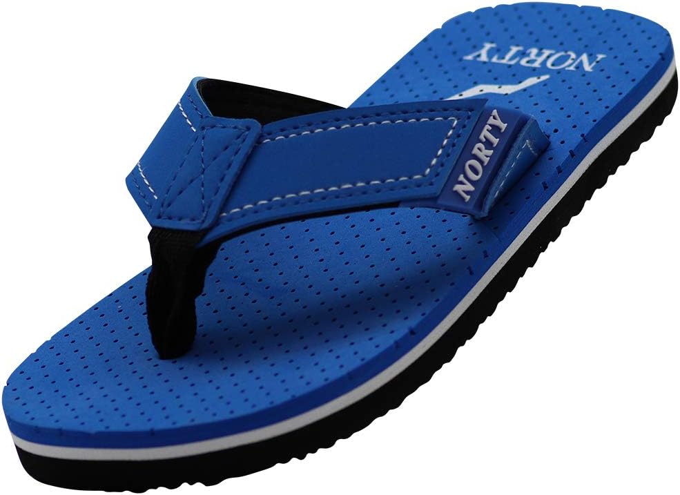 

Вьетнамки для мальчиков NORTY для пляжа, бассейна и повседневного использования - размер маломерит, черный