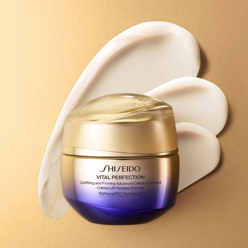 Крем для лица SPF SHISEIDO Подтягивающий и укрепляющий Vital Perfection, обогащенный интенсивным укрепляющим — фото 2