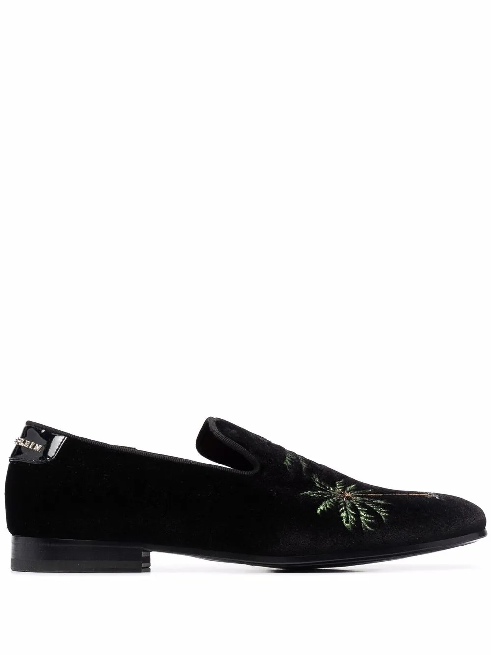 

Лоферы Palm с вышивкой Philipp Plein, черный