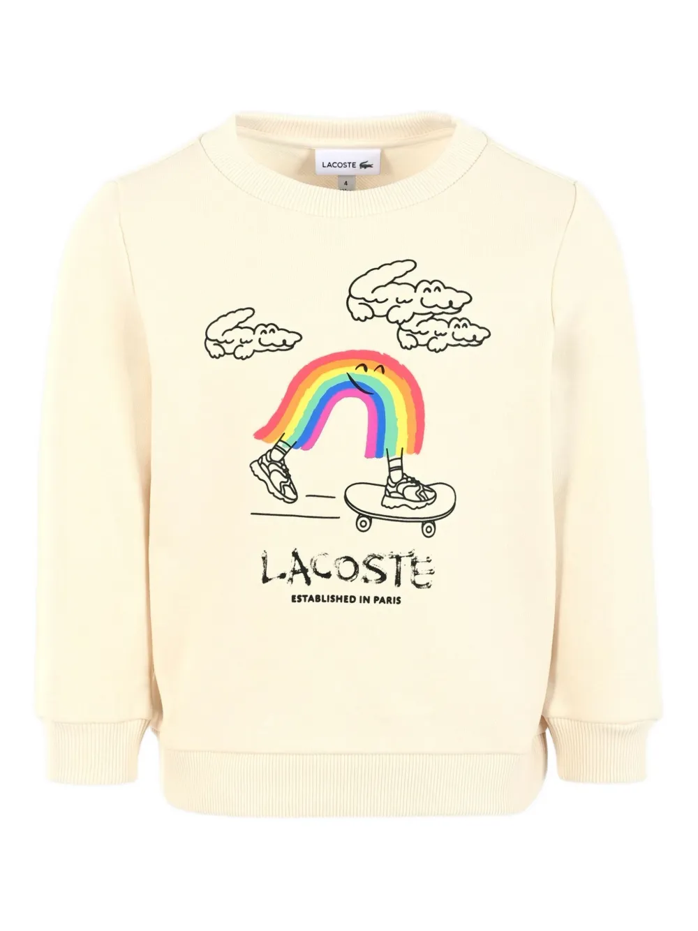 

Толстовка с принтом Lacoste Kids, нейтральный