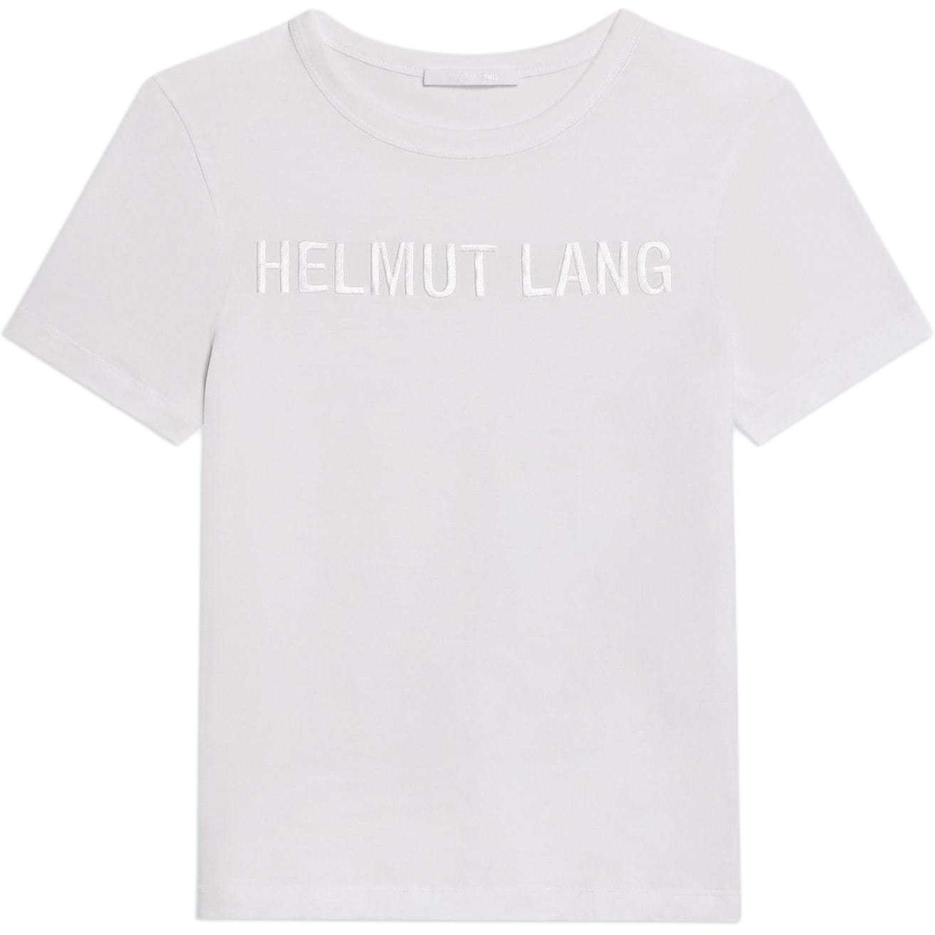 

Футболка с вышитым логотипом Helmut Lang, белая
