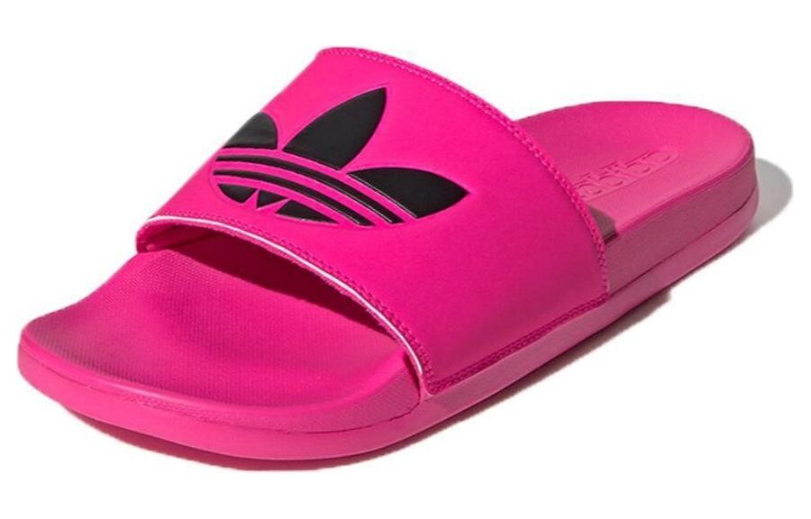 Шлепанцы серии ADILETTE женские, блестящие/черные Adidas Originals — фото 3