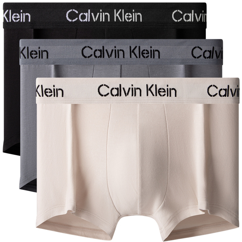 

CALVIN KLEIN Vintage Maillard Collection Трусы мужские 3 шт, FZ6-Космический черный/Молочный белый/Графитовый серый