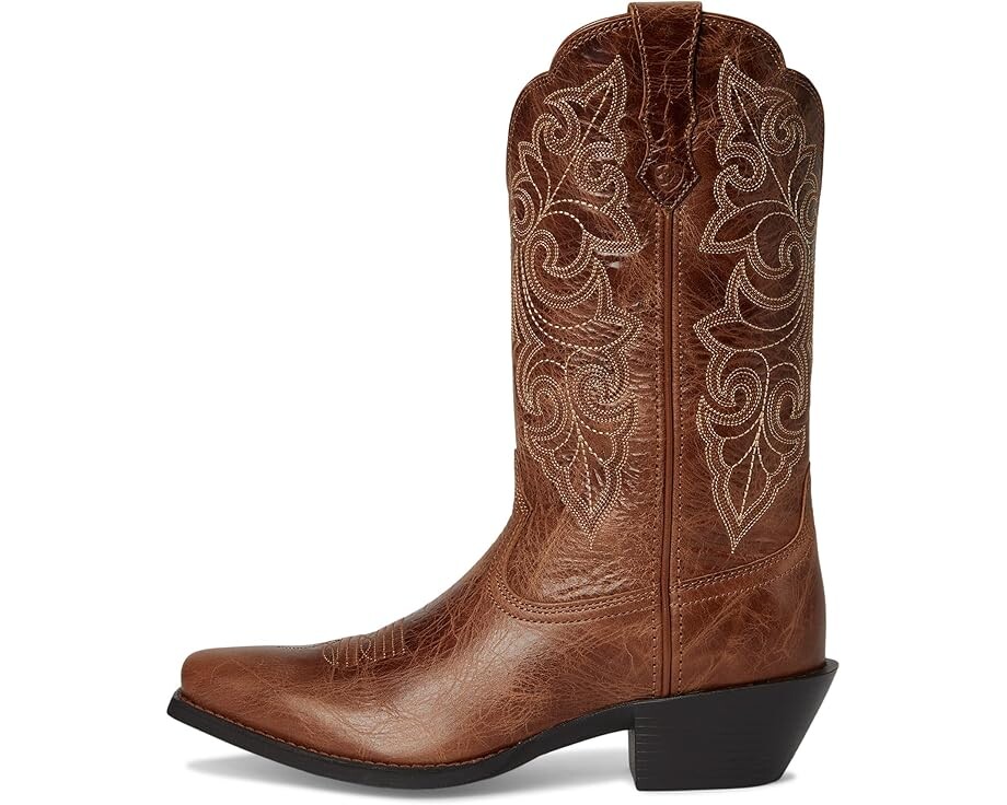 Сапоги женские Ariat Round Up Square Toe ковбойский, темно-коричневый — фото 4