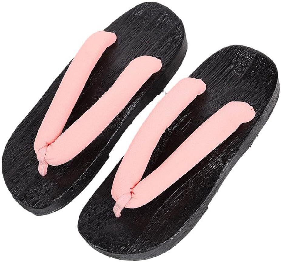 

Традиционные японские сабо гета, сандалии на плоской противоскользящей подошве, модные летние пляжные тапочки Chewyz, розовый