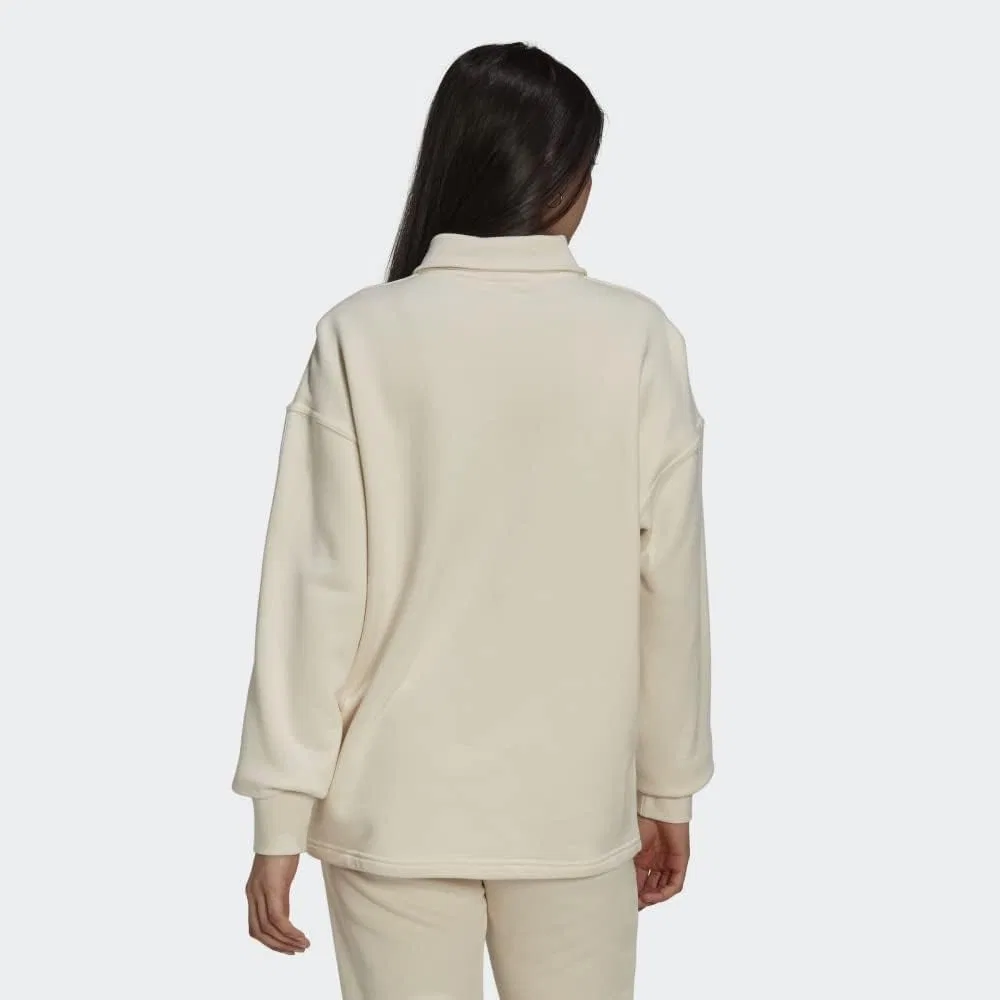 Куртка adidas Essential Quarter Zip, кремовый — фото 3
