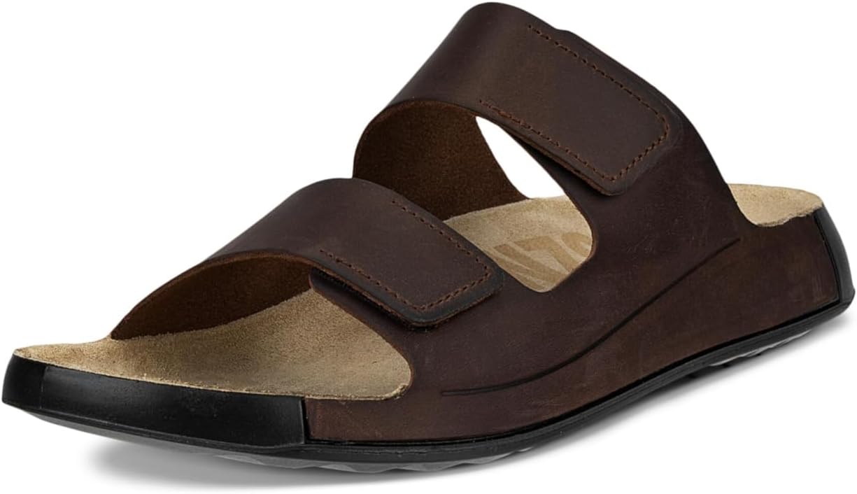 

Мужские сандалии ECCO Cozmo с двумя ремешками, Potting Soil Nubuck