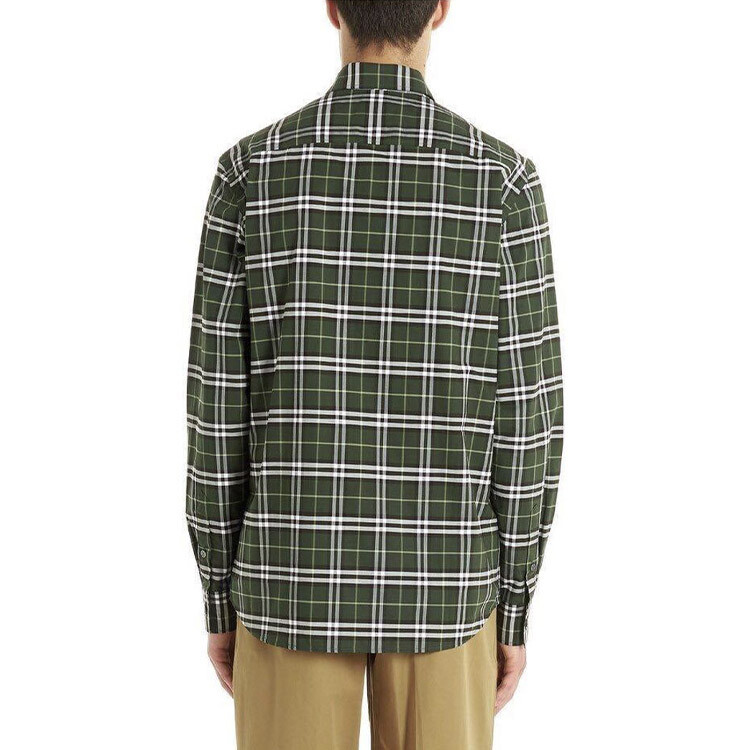 Рубашка мужская Burberry цвета морской водоросли, цвет Seaweed Color — фото 4