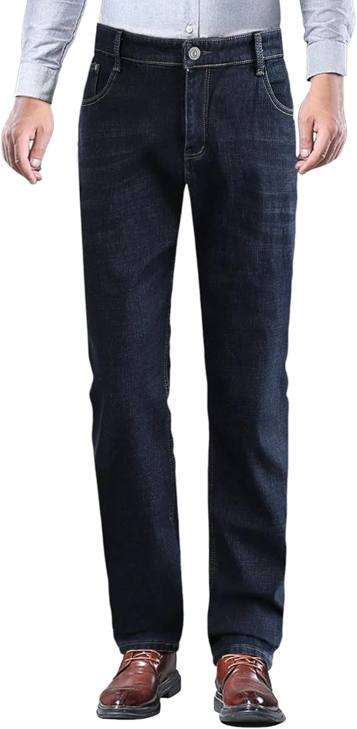 Джинсы утепленные, Men's, Dark Blue