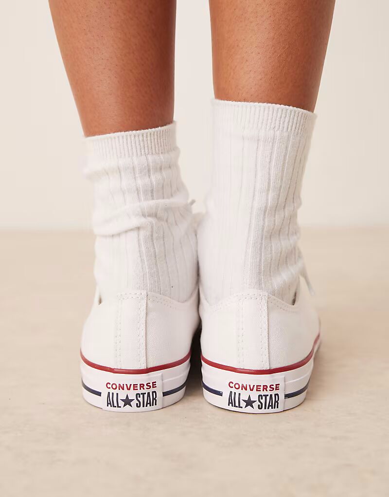 Кроссовки унисекс Chuck Taylor All Star Ox белого цвета Converse — фото 4