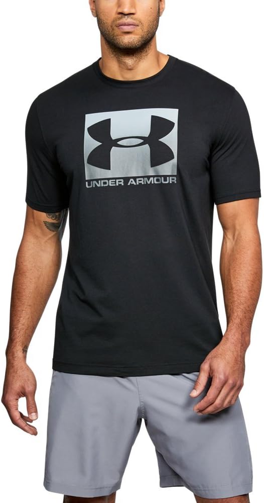 

Мужская спортивная футболка Under Armour Boxed, Black/ Steel/ Graphite, Черный, Мужская спортивная футболка Under Armour Boxed, Black/ Steel/ Graphite