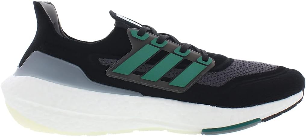 Мужские кроссовки Adidas Ultraboost 21, черный/зеленый/серый — фото 2