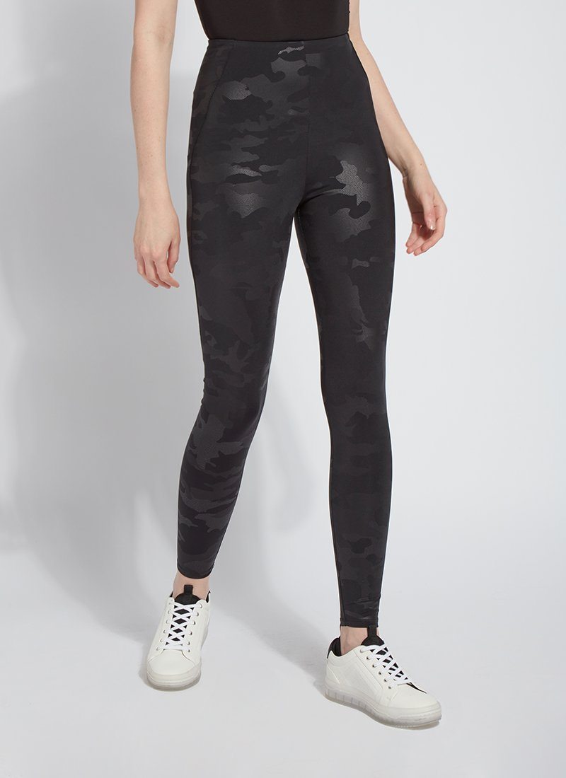 

Узорчатые леггинсы Matilda Foil Lyssé New York, цвет black camo