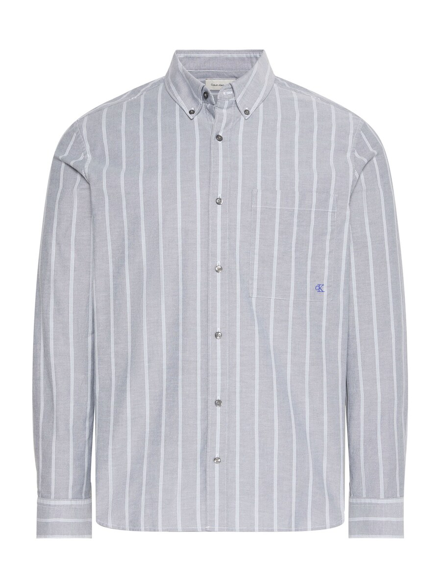 

Рубашка на пуговицах классического кроя Calvin Klein Jeans, пыльно-синий