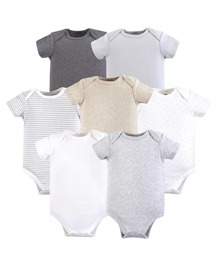

Хлопковые боди 7 шт Hudson Baby, белый