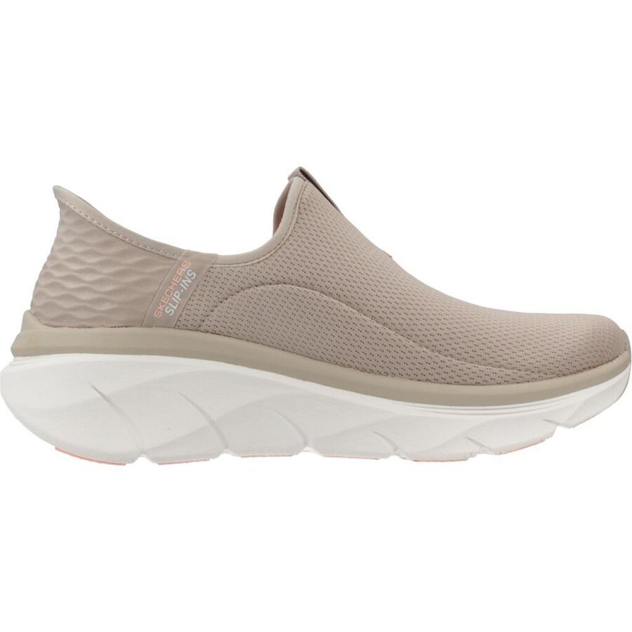 Кроссовки Skechers модель Slip-ins 150099s Dlux Walker 2.0 цвет бежевый — фото 4