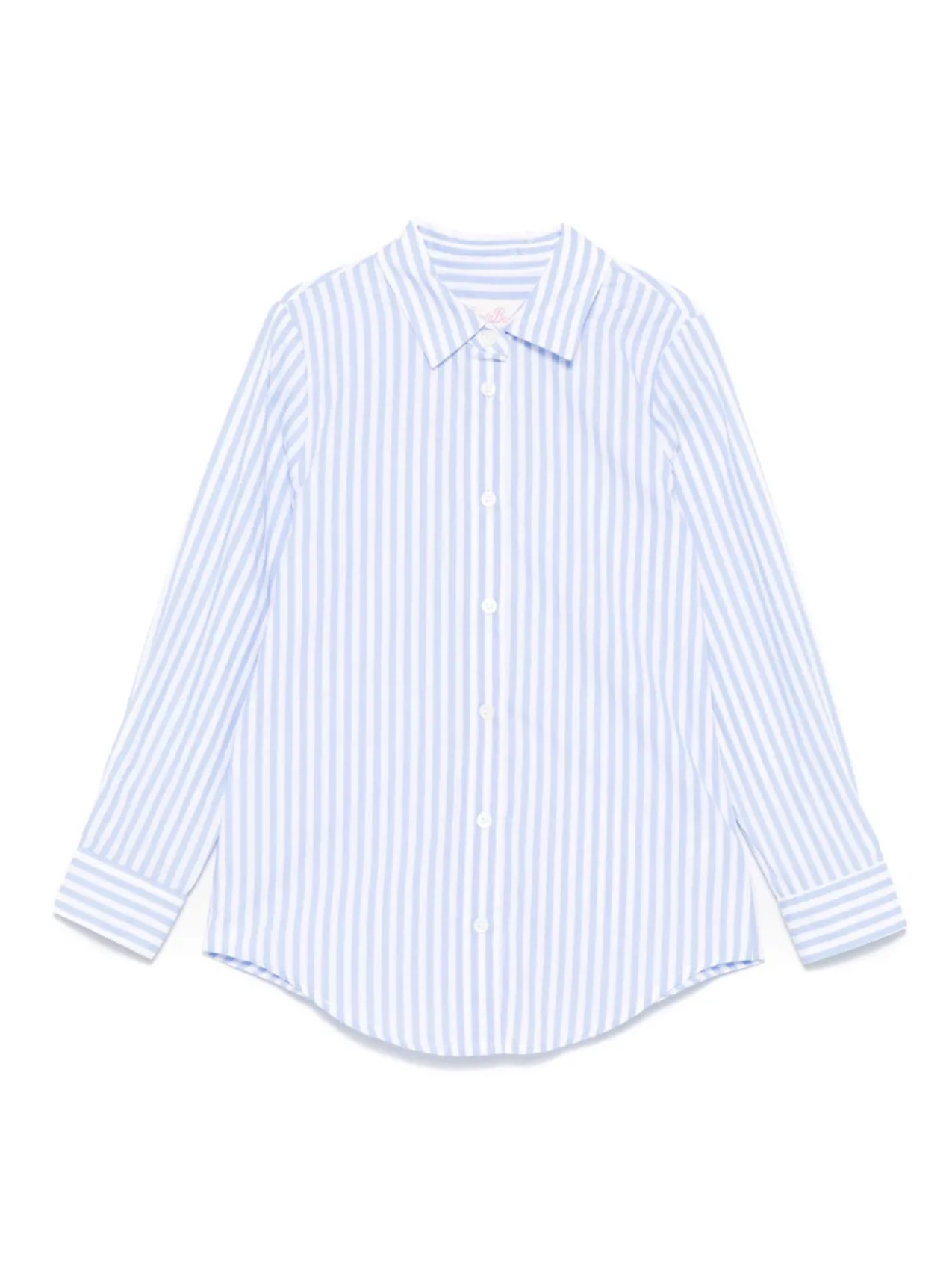 

Рубашка Beach Stripes MC2 Saint Barth Kids, синий