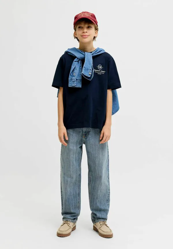 Jjichris jjoriginal junior джинсы свободного кроя Jack & Jones Junior, Blue Denim