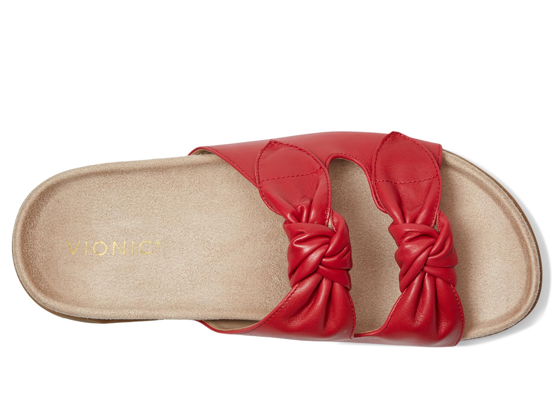 Сандалии VIONIC Elara Slingback Sandals, Fruit Punch Leather — фото 2
