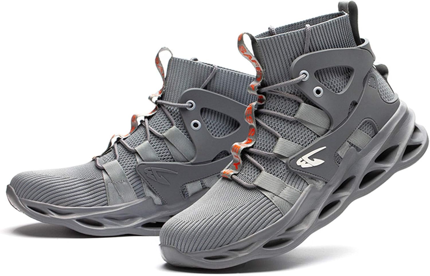 

Защитные ботинки, высокие, мягкие и дышащие, мужские с металлическим носком, пробоностойкие и защищающие ноги, для строительства и активного отдыха (Цвет: черный, Размер: 11 US) Hisxus