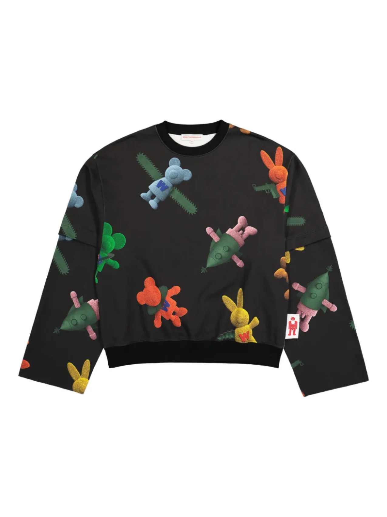 

Свитер Toyterror Sweat Super OS Walter Van Beirendonck, черный
