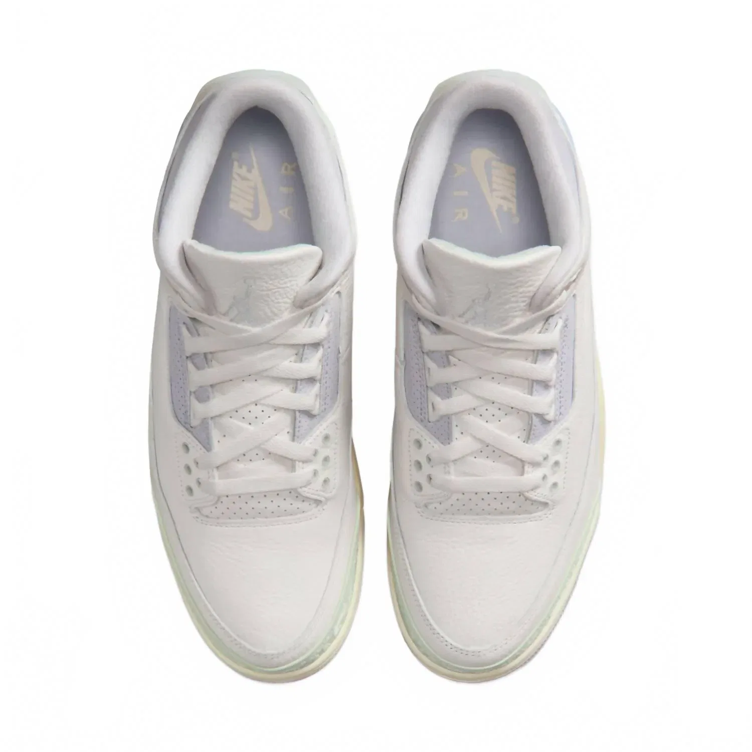 Мужские кроссовки Air Jordan 3 Retro Original в цвете Sail/jade Aura — фото 4