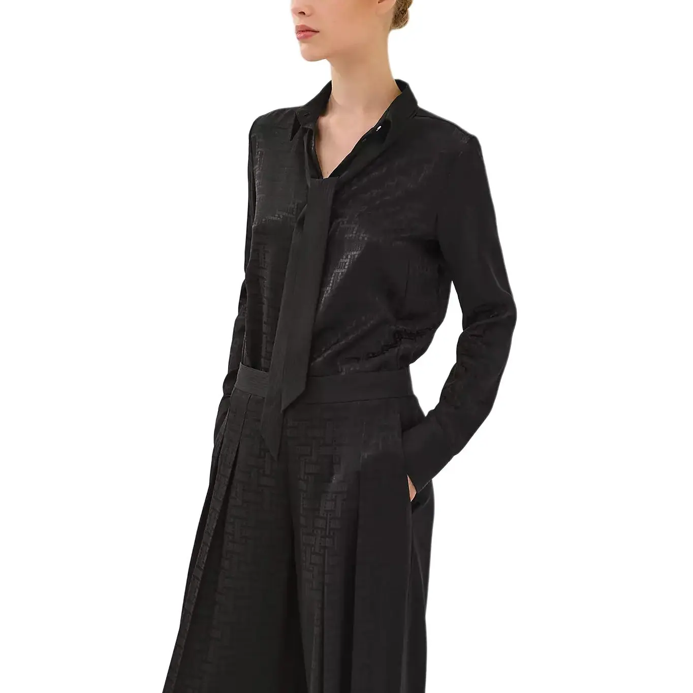 HERMES Рубашка SS25 женская Black