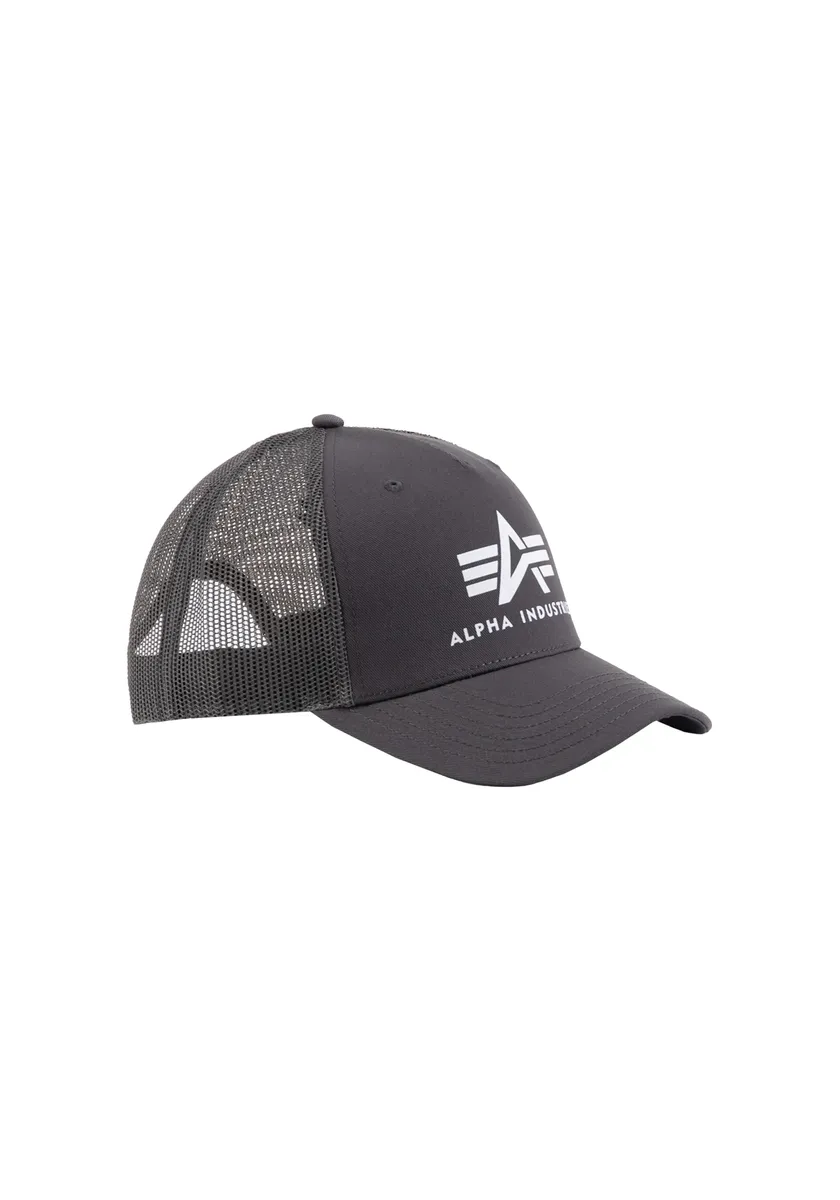 

Кепка Alpha Industries Trucker "Аксессуары Alpha Industries - Головной убор Базовая кепка дальнобойщика", серый