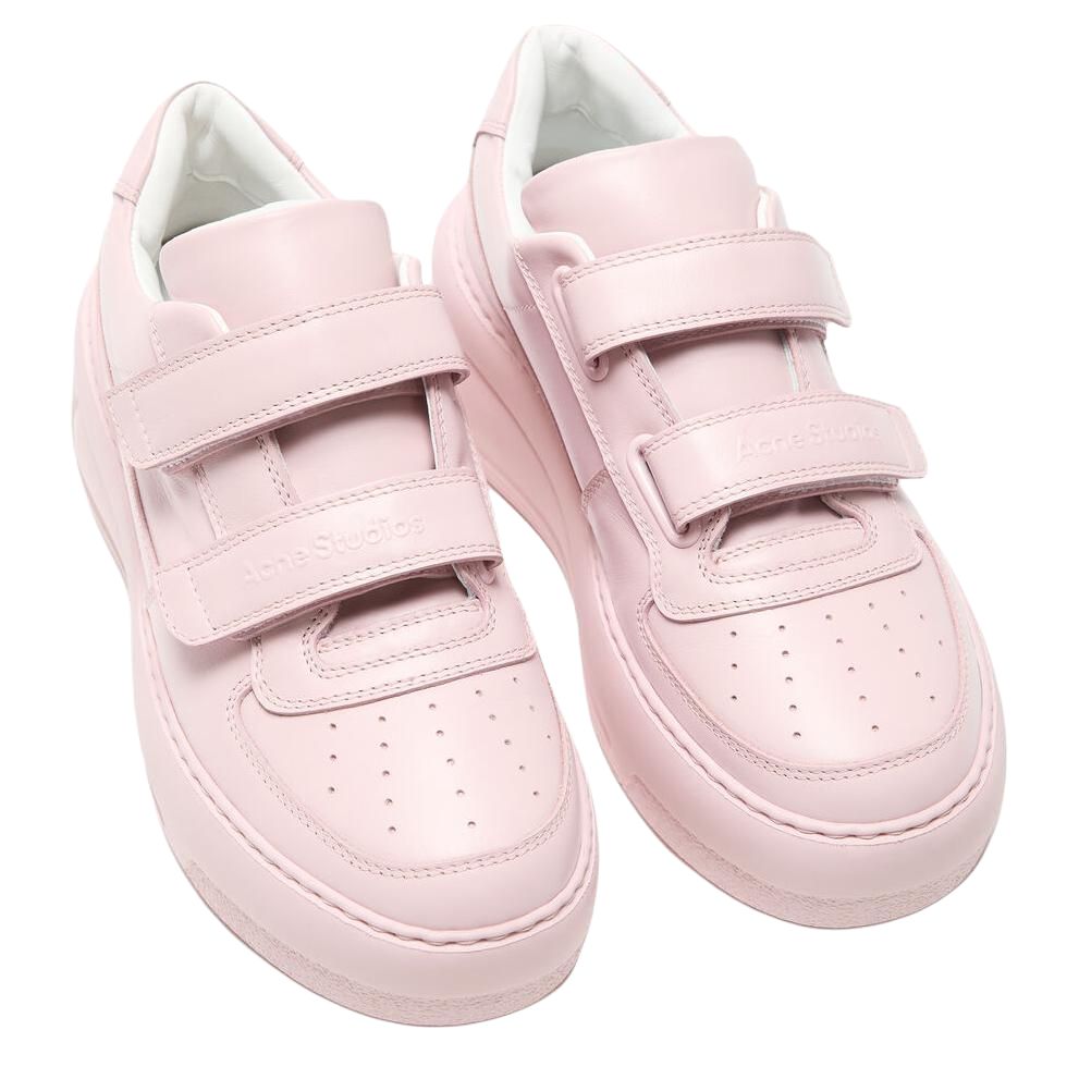 Низкие кеды для скейтбординга унисекс розовые Acne Studios, Original Shoe Box Included — фото 4