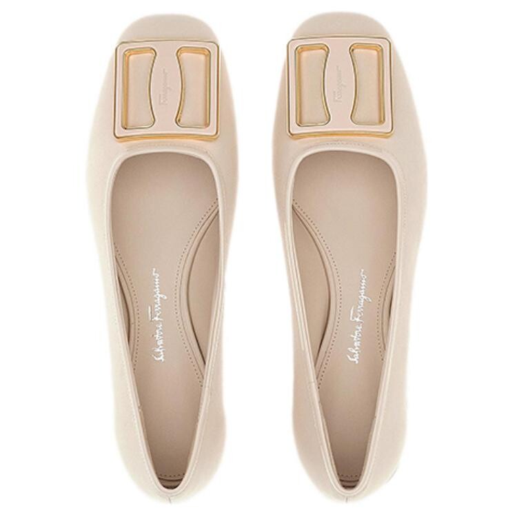 Туфли женские Ferragamo, белый — фото 4
