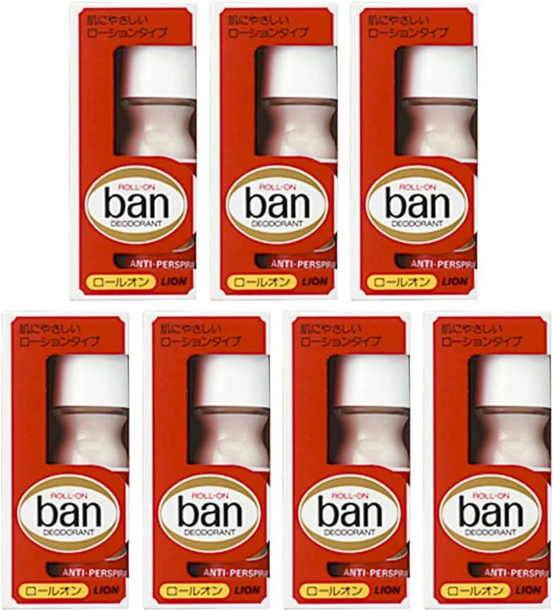 Дезодорант роликовый Ban 30 мл x 7 шт