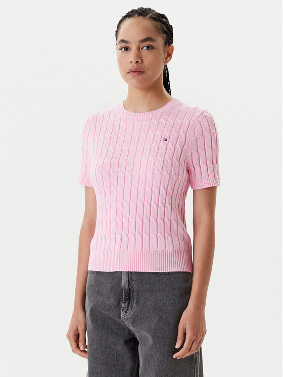 

Свитер обычного кроя WW0WW45656 Tommy Hilfiger, розовый
