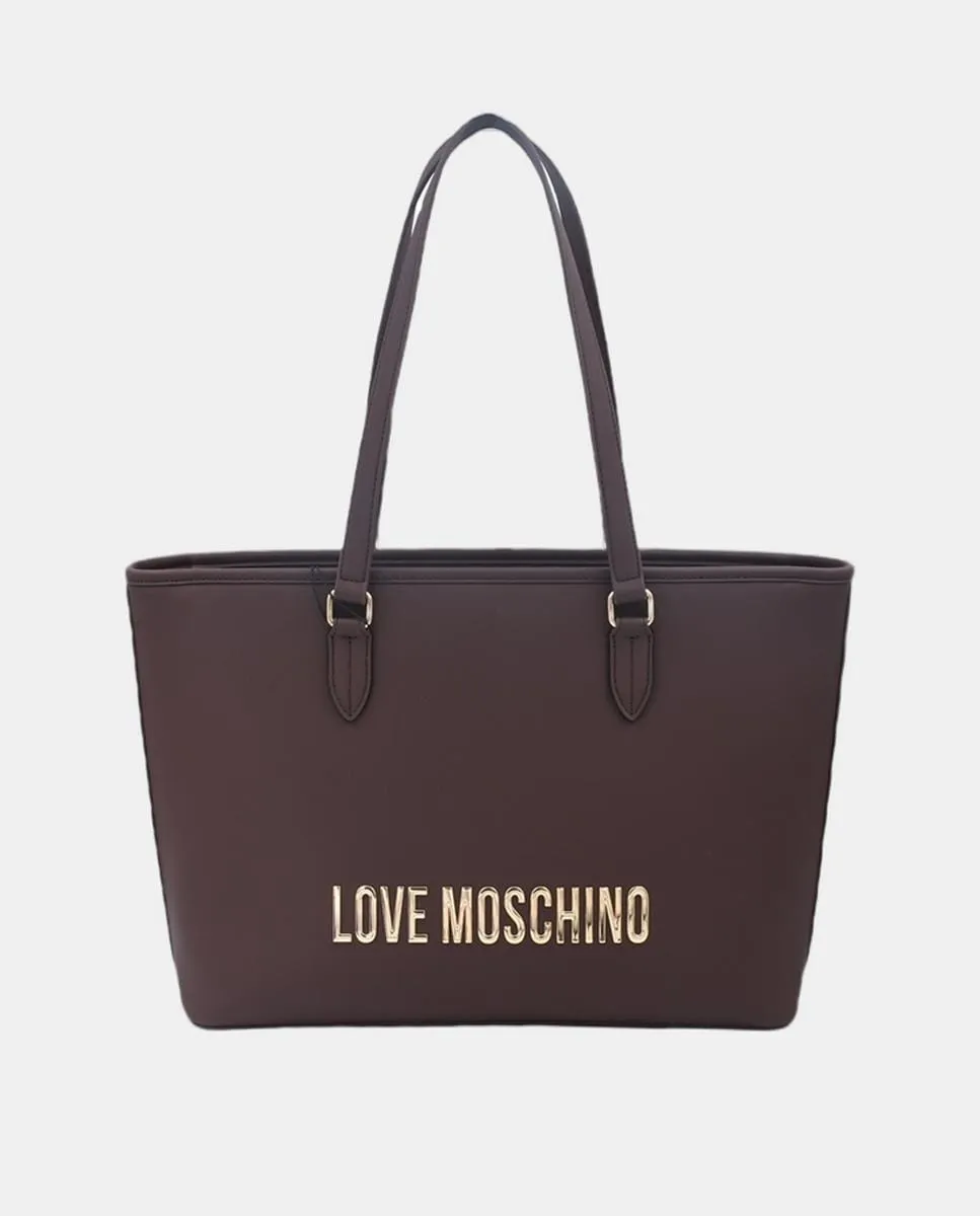 

Черная сумка через плечо с застежкой-молнией Love Moschino