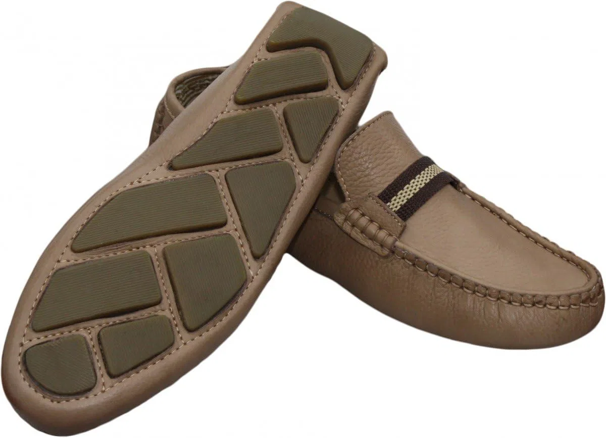 German Wear Немецкая одежда: мокасины для вождения, повседневные туфли, кожаные туфли из нубука, коричневые — фото 3