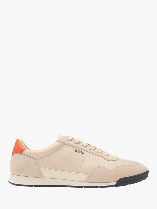 

Кроссовки из переработанной смеси HUGO BOSS, цвет Medium Beige