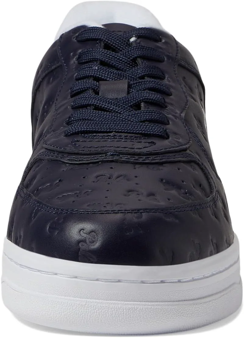 

Мужские кожаные кроссовки Polo Ralph Lauren Masters Court с логотипом, темно-синий