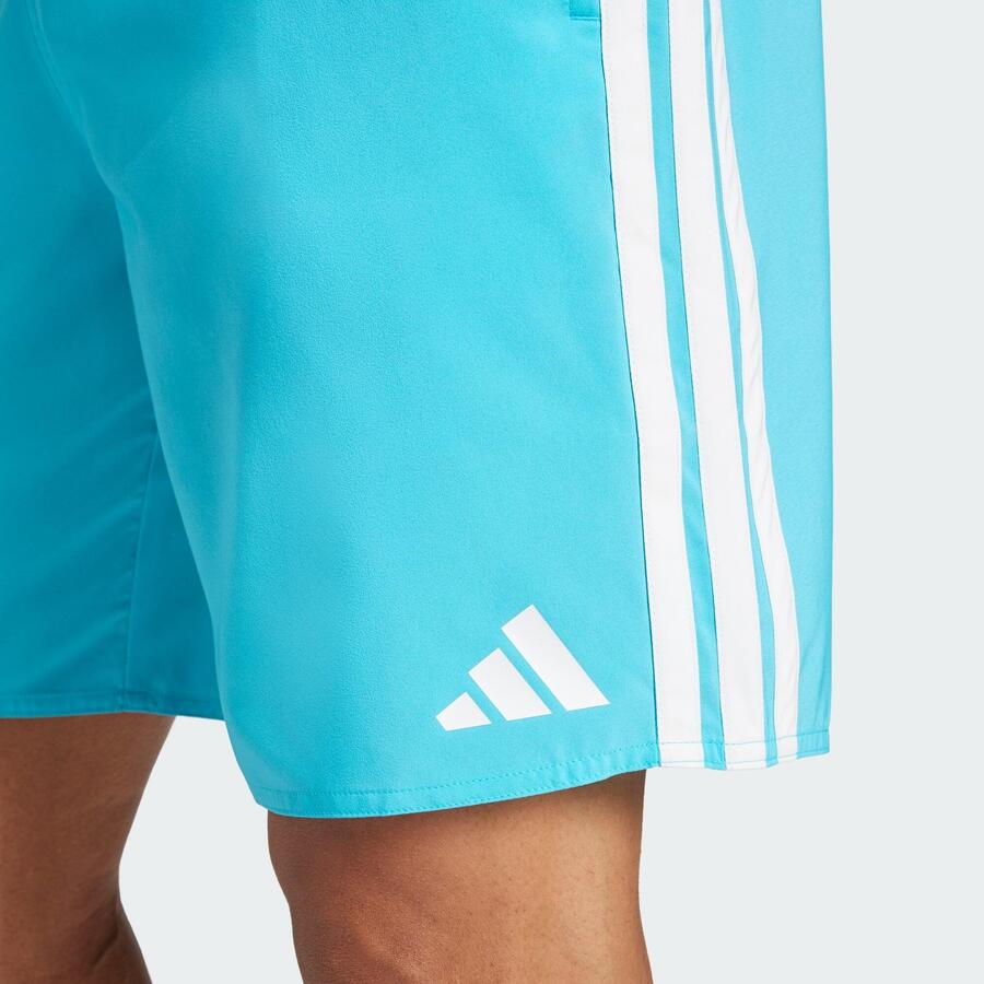 ADIDAS Плавки-шорты с тремя полосками длиной 8 дюймов — фото 4