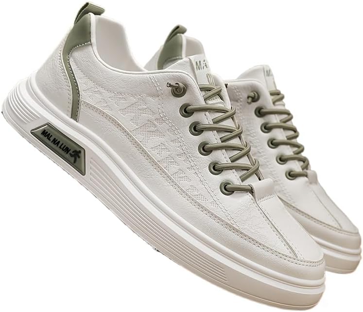 

Мужские повседневные кроссовки FmShi с шнуровкой для скейтборда, удобные и нескользящие, подходят для прогулок по кампусу, Reseda