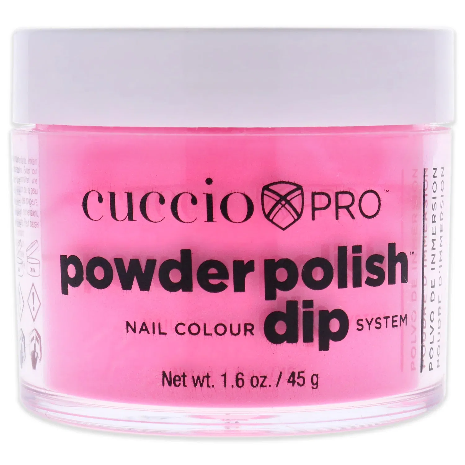 Система для окрашивания ногтей Pro Powder Polish Nail Colour Dip System - Love Is A Battlefield от Cuccio Colour for Women - 1,6 унции (47 г) пудры для ногтей, розовый