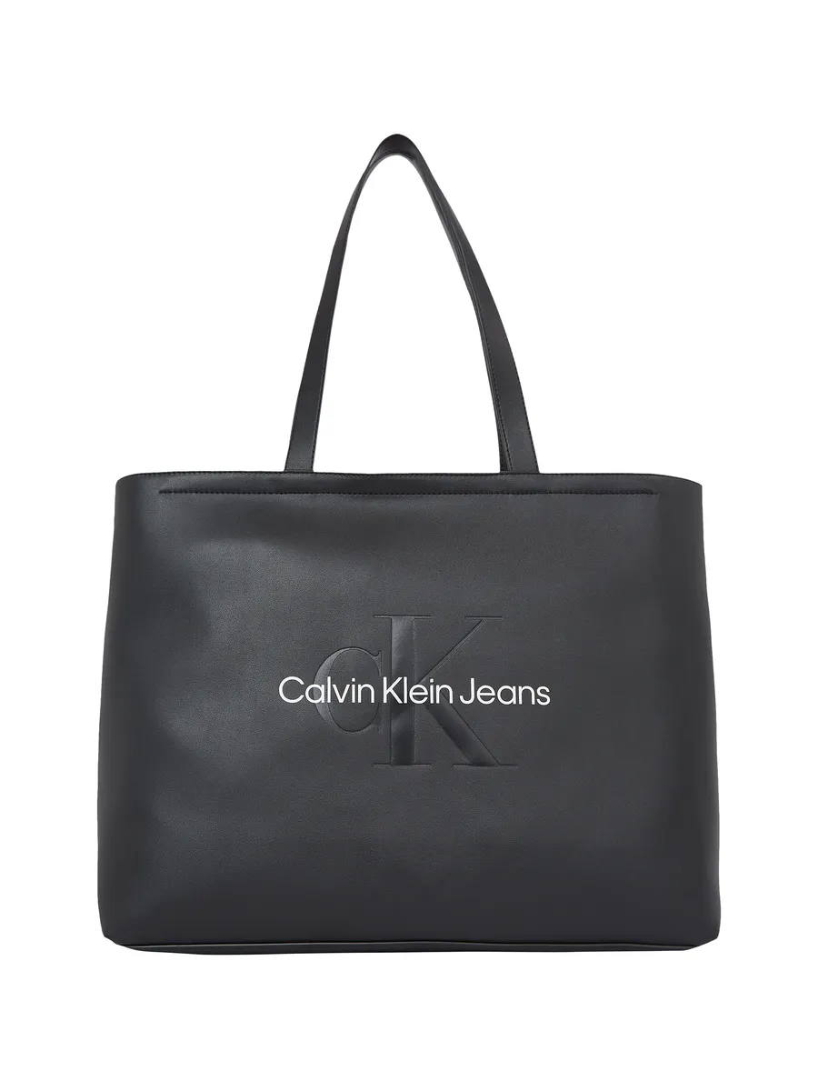 

Сумка Calvin Klein Jeans "SCULPTED SLIM TOTE34 MONO", женская сумка через плечо женская сумка через плечо, черный