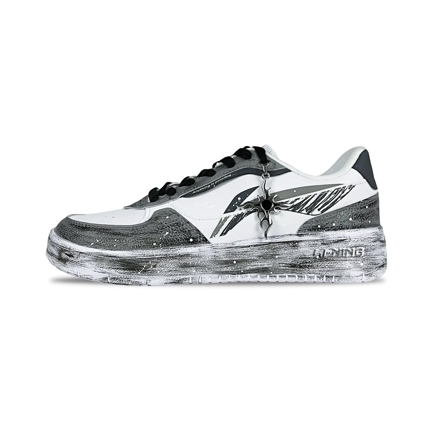 

Мужские низкие кроссовки Duda Skateboard Shoes Grey/Black Lining