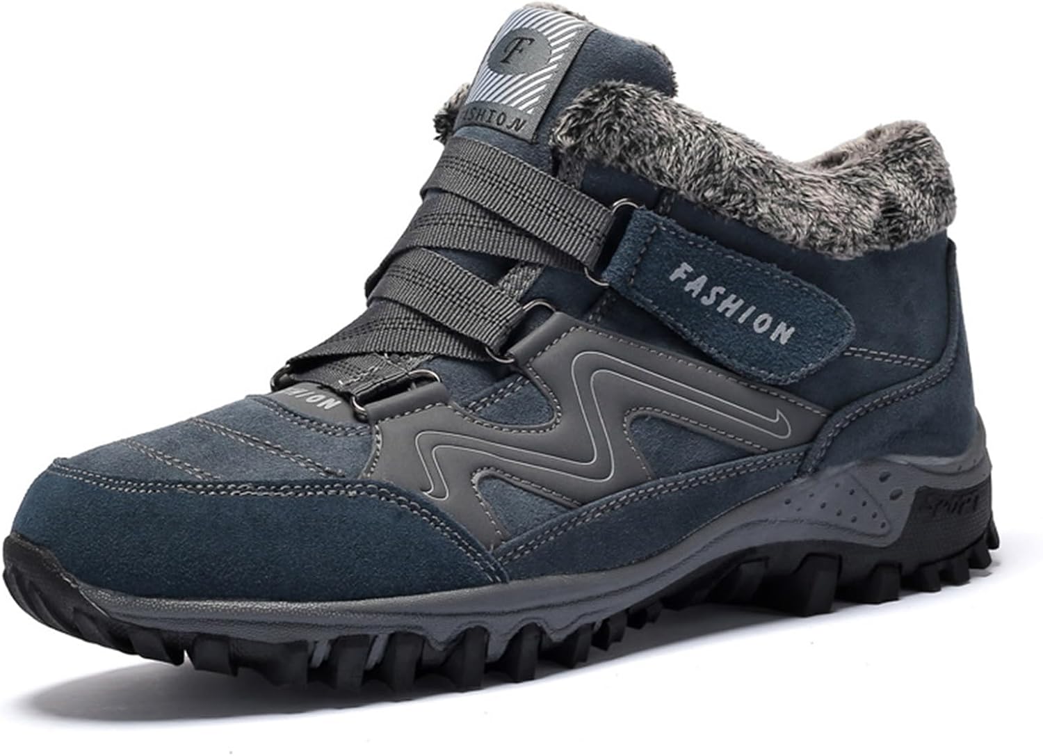 

Зимняя обувь для женщин, ортопедические нескользящие ботинки и туфли для женщин и мужчин 2025 Rolinb, голубой