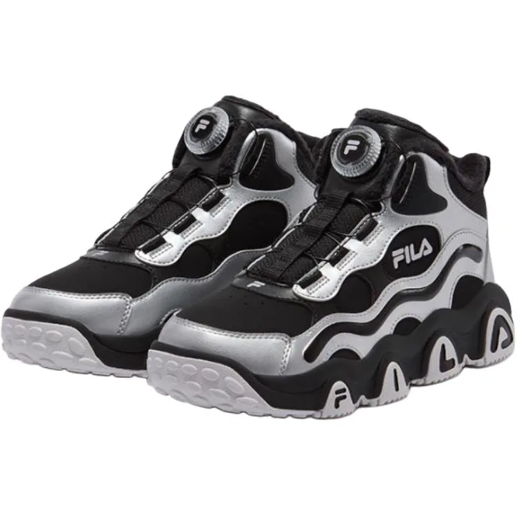 FILA KIDS SEASON FSW синтетическая кожа, текстиль высокие детские повседневные кроссовки для подростков — фото 3