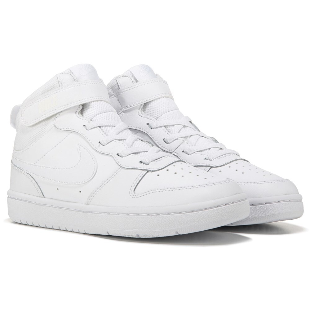 

Детские высокие кроссовки Court Borough 2 Little Kid Nike, белый