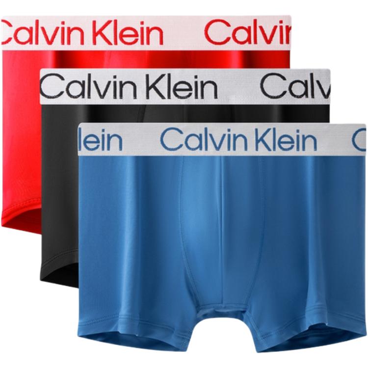 

Мужские трусы 3 штуки Calvin Klein, черный/красный/синий