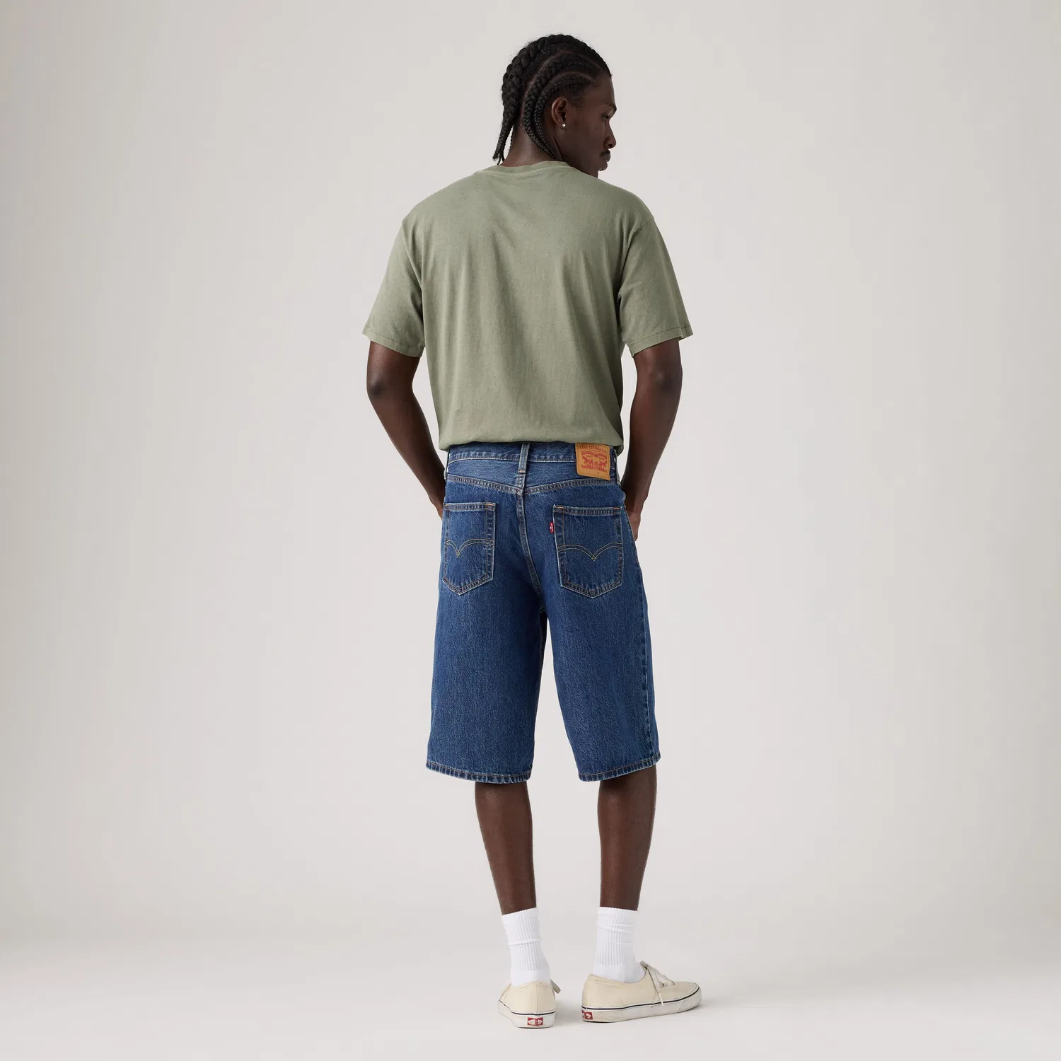 Мужские шорты Levi's 470 Baggy, синий — фото 3