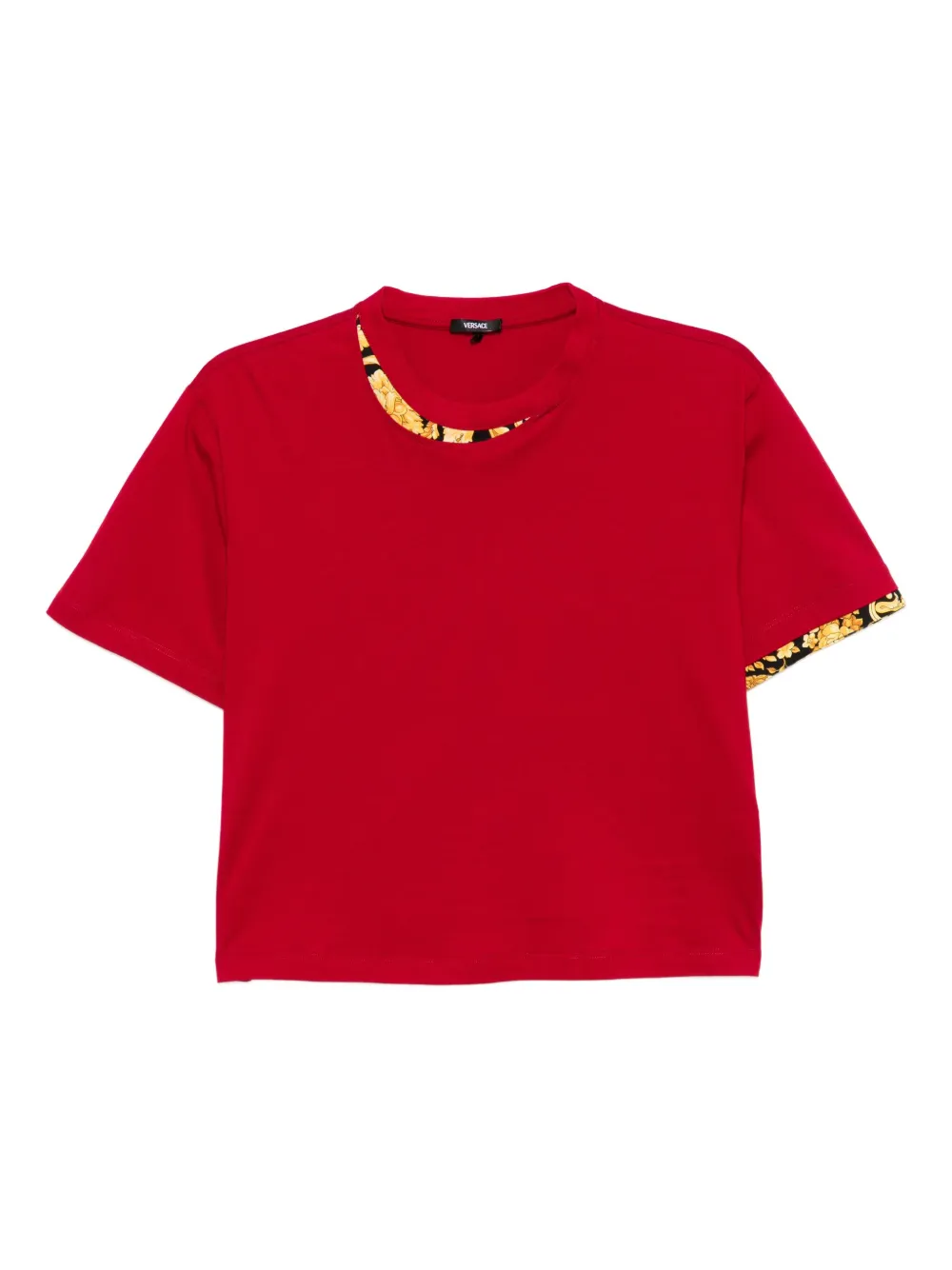 

Футболка с короткими рукавами VERSACE, красный