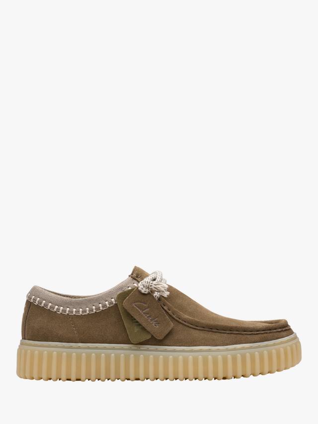 

Замшевые мокасины torhill lo Clarks, оливковый