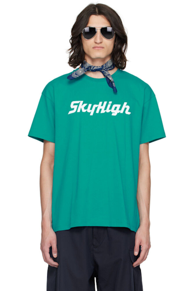 

Футболка с синим принтом Sky High Farm Workwear